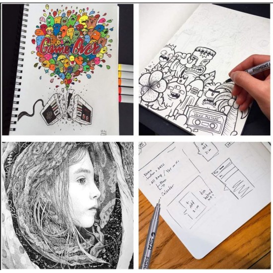 Pigment Micro Pens 11 Degree